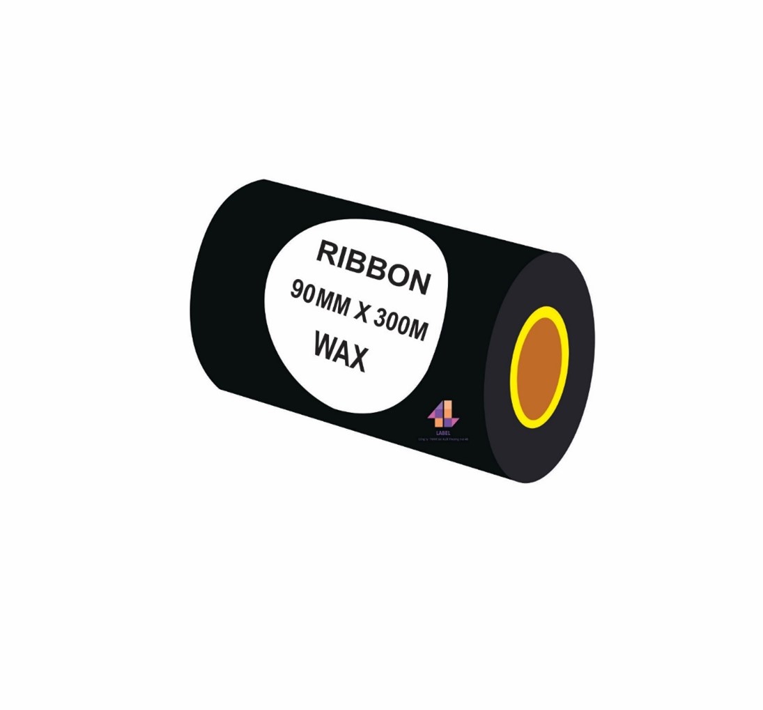 Mực in mã vạch Wax Premium 90mm x 300m